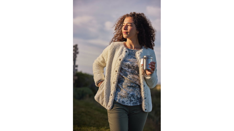 Royal Robbins Kickback Organic Cotton Turtleneck Shirt - Women's, Large, River Rock Ingalls Pt, Y612019-073-L