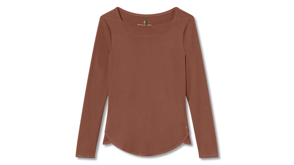 Royal Robbins Kickback Organic Cotton Turtleneck Shirt - Women's, Medium, Rustic, Y612019-200-M
