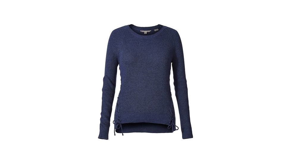 Royal Robbins Lattice Crew Women's Long Sleeve Sweater, Collins Blue HTR, XL 67489-COLNS BLUE HTR-XL