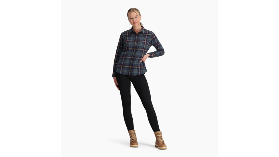 Royal Robbins Lieback Flex Tunic Long Sleeve - Womens, Deep Blue Rush Creek Pld, Extra Large, Y622020466XL
