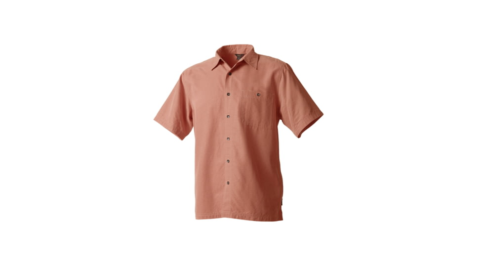 Royal Robbins Mojave Desert Pucker Short Sleeve - Men's-Salmon-Large