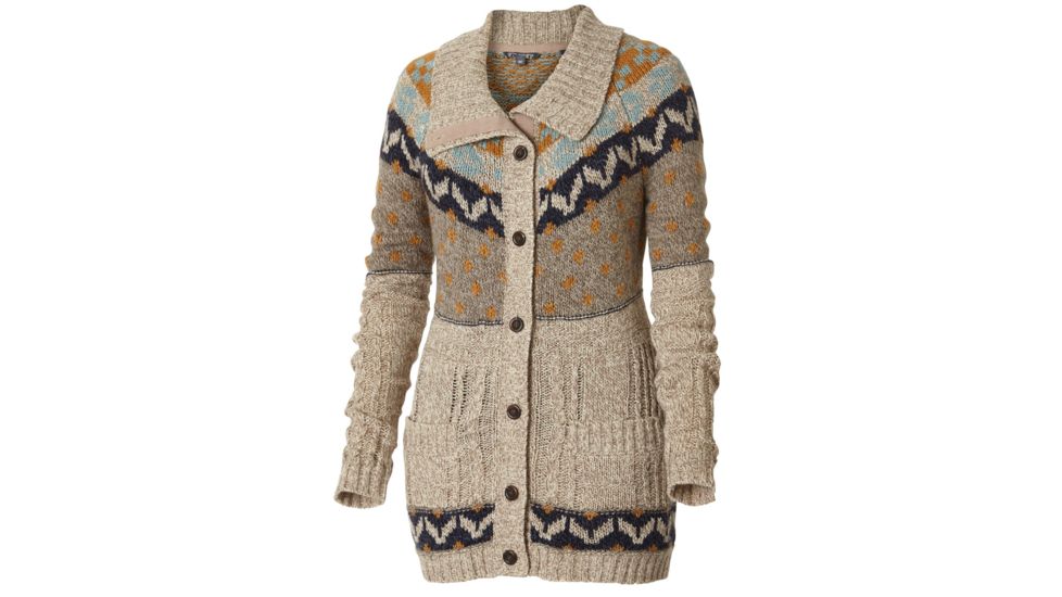 Royal Robbins Mystic Button Cardigan Sweater - Women's-Oatmeal-X-Large