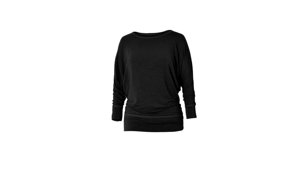 Royal Robbins Noe Dolman Women's Long Sleeve Top, Jet Black, L 32689-JET BLACK-L