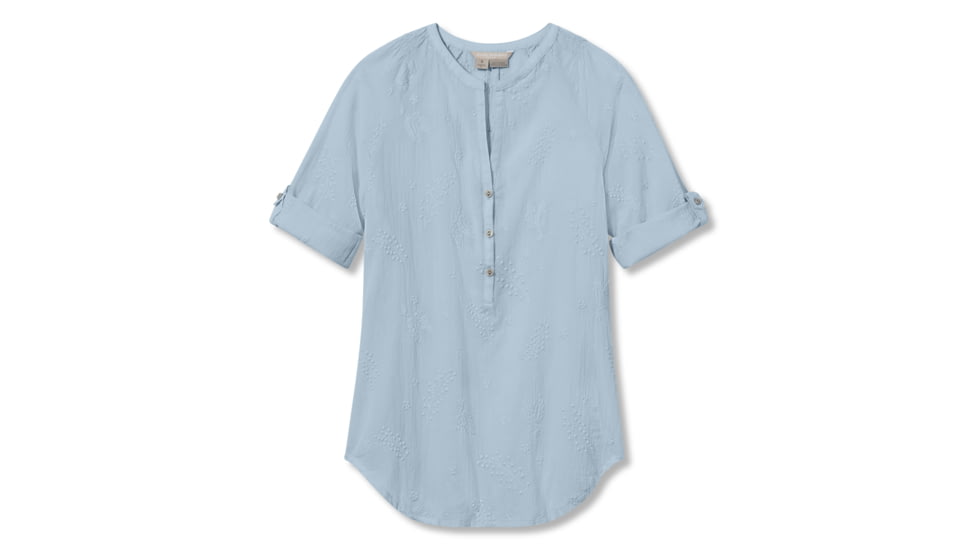 Royal Robbins Oasis Tunic II 3/4 Sleeve Shirt - Womens, Summer Sky, Medium, Y622019-967-M