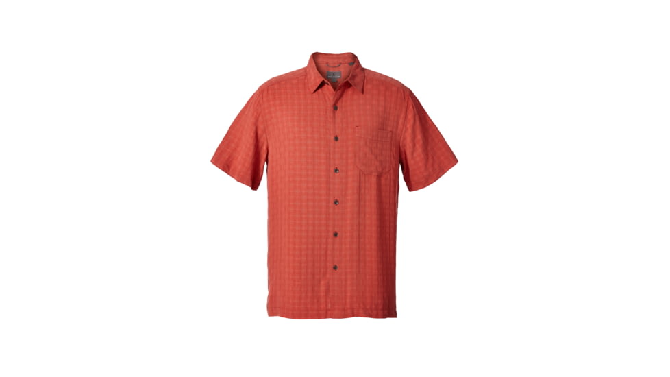 Royal Robbins San Juan Dry Men's Short Sleeve Shirt, Sumac, M 71918-SUMAC-M