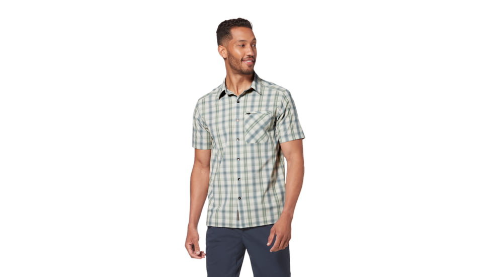 Royal Robbins Spotless Plaid S/S Shirt - Mens, Soapstone, M, Y421019-Soapstone-M