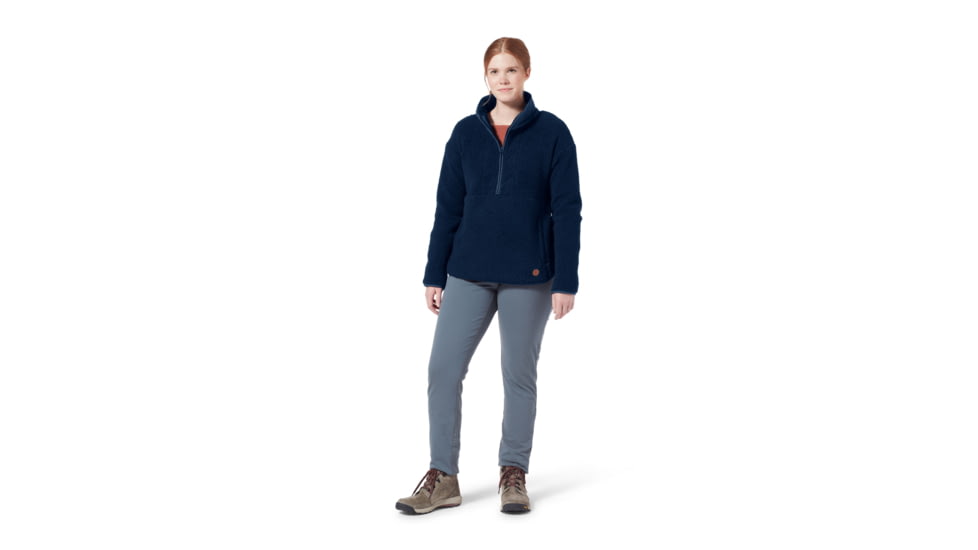 Royal Robbins Urbanesque Sherpa 1/2 Zip Shirt - Women's, Extra Small, Naval, Y312025-150-XS