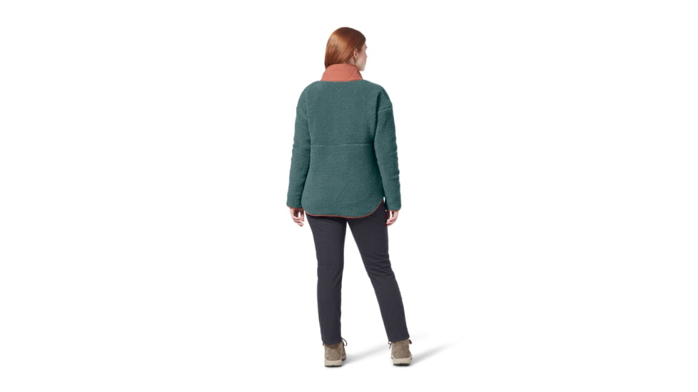 Royal Robbins Urbanesque Sherpa 1/2 Zip Shirt - Womens, Sea Pine, Medium, Y312025349M