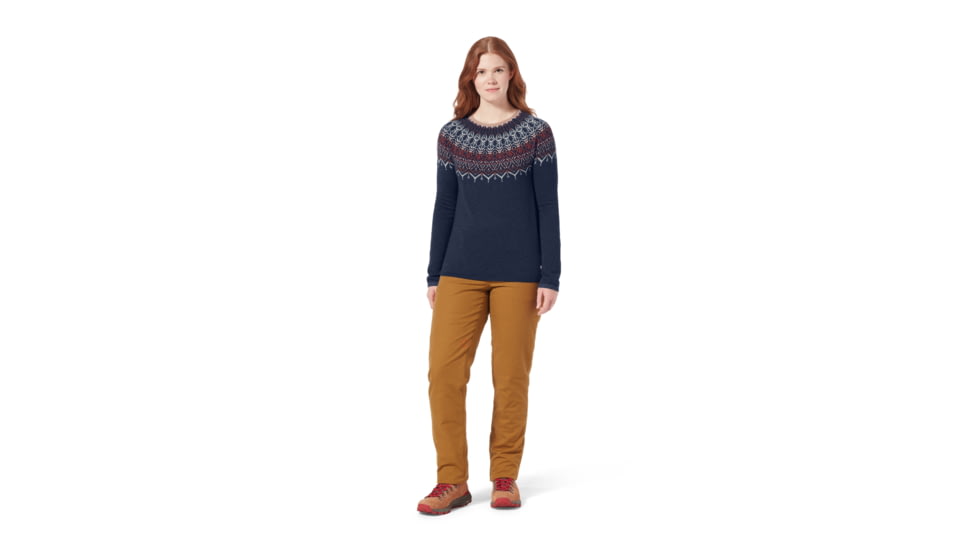 Royal Robbins Westlands Fairisle Crew - Womens, Deep Blue Muir Pt, Small, Y317027944S