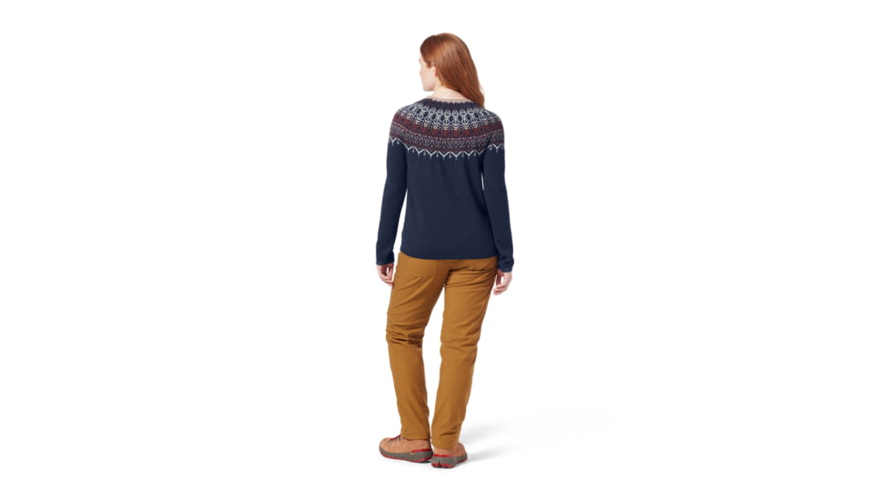Royal Robbins Westlands Fairisle Crew - Womens, Deep Blue Muir Pt, Small, Y317027944S