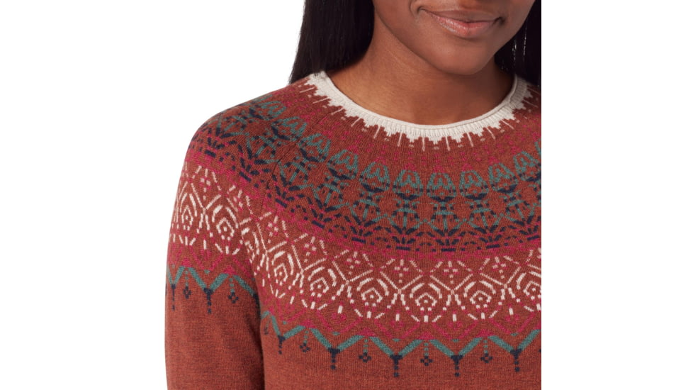 Royal Robbins Westlands Fairisle Crew - Womens, Rustic Muir Pt, Medium, Y317027992M