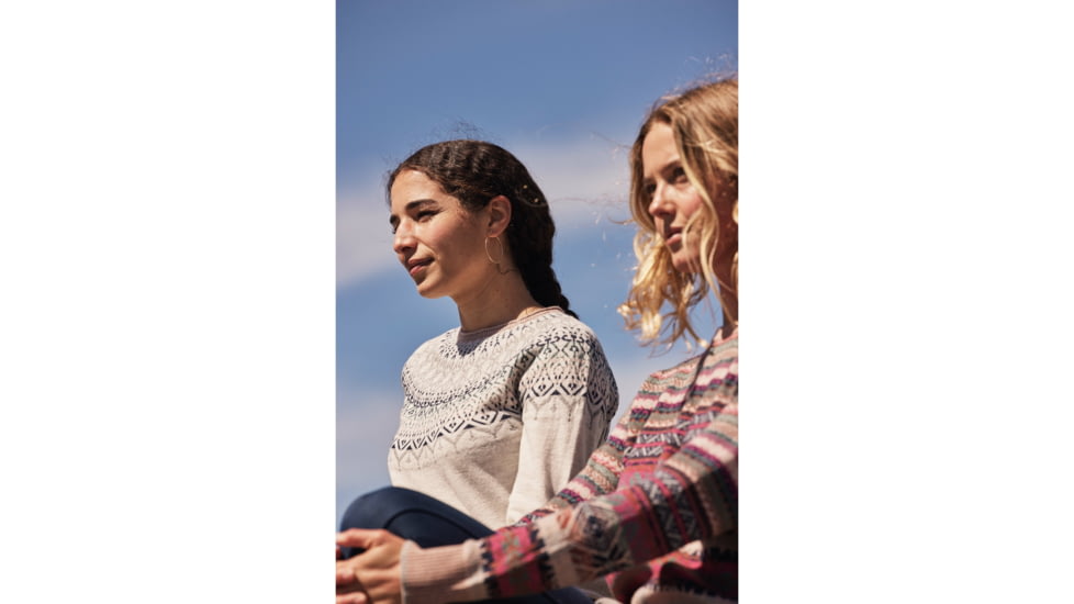 Royal Robbins Westlands Fairisle Crew - Womens, Deep Blue Muir Pt, Small, Y317027944S