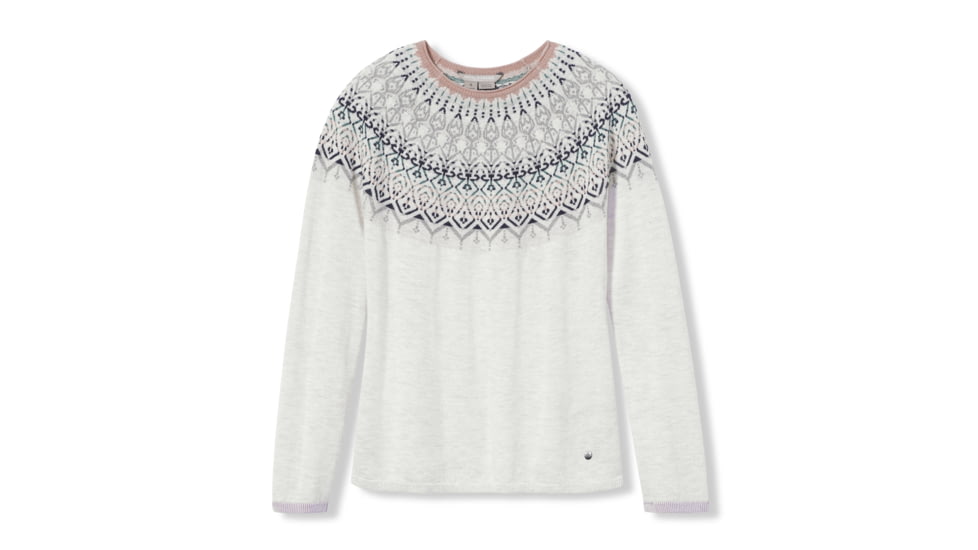 Royal Robbins Westlands Fairisle Crew - Womens, Sand Dollar Muir Pt, Medium, Y317027176M