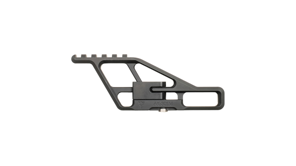 RS Regulate Front Biased Lower, Modular Side Mount, Fits AKM Type Rifles, Not Compatible with Folding Stocks, Matte Finish, Black, AK-301M