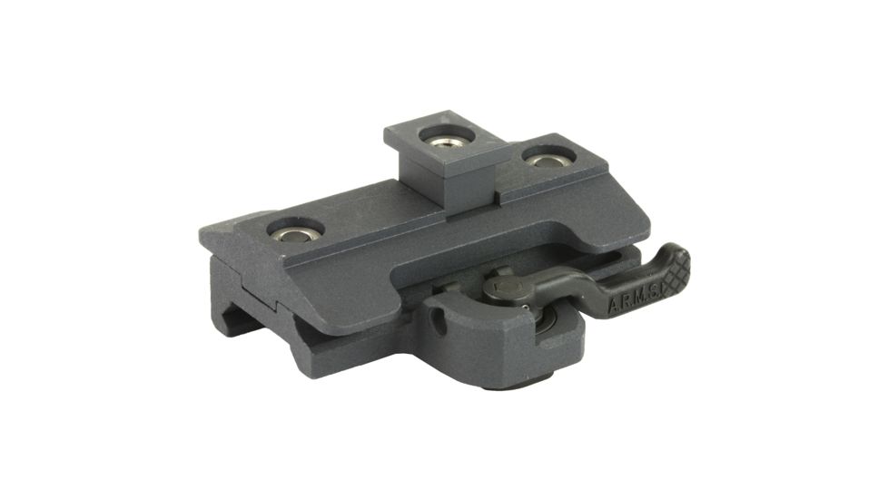 A.R.M.S., Inc. Harris Type Bipod Throw Lever Mount, Black, ARMS32BPADP