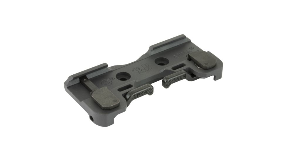 A.R.M.S., Inc. Low Dual Throw Lever Mount, Black, ARMS19LDACOG
