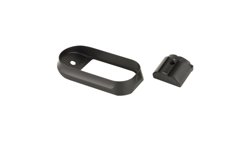 Agency Arms Glock 19 Gen4 Magazine Well for Large Back Straps, Black, AGEMW-G19G4-LBS-B