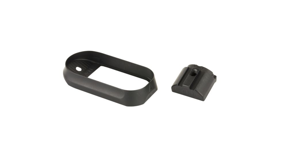 Agency Arms Glock 19 Gen4 Magazine Well for Medium Back Straps, Black, AGEMW-G19G4-MBS-B