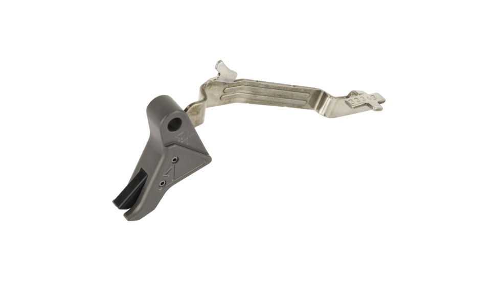 Agency Arms Glock 43 Drop-in Flat Trigger w/Connector, Gray, AGEDIT-43-G