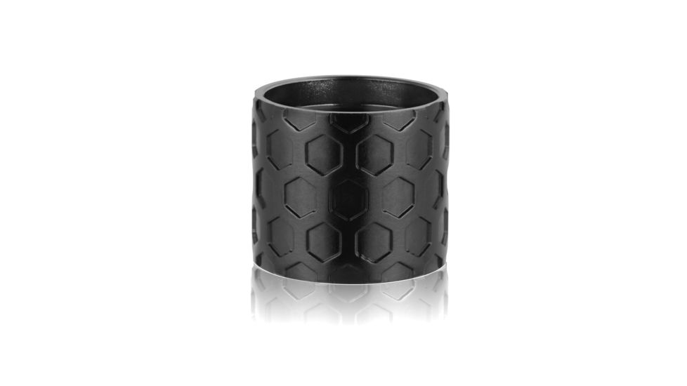 Backup Tactical 223Rem 1/2 x 28 Right Hand Honeycomb Thread Protector, Black, BACKHCOMB-BLK223