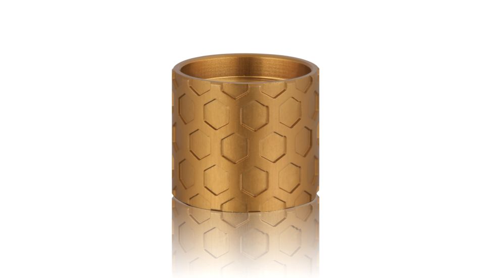Backup Tactical 223Rem 1/2 x 28 Right Hand Honeycomb Thread Protector, Flat Dark Earth, BACKHCOMB-FDE223