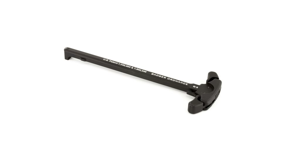 Badger Ordnance .308/7.62MM Generation 3 Ambidextrous Charging Handle, Black, BO76260