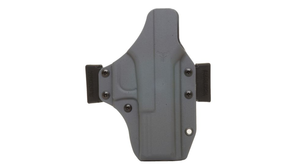 Blade-Tech Glock 17/22/31 Total Eclipse Ambidextrous 6-In-1 Holster w/ Straight Drop and FBI Cant E-Loops, Gray, BTHOLX0107TEGL17GRYP1