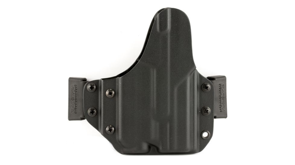 Blade-Tech S&amp;W M&amp;P Shield with Streamlight TLR6 Ambidextrous Eclipse Ambidextrous Straight Drop Belt Holster, Black, BTHOLX010127478754