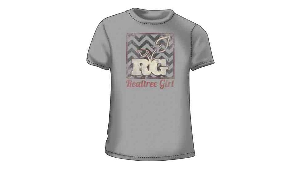 Rt Women's T-shirt ''realtree Girl'' 2x-large Silver