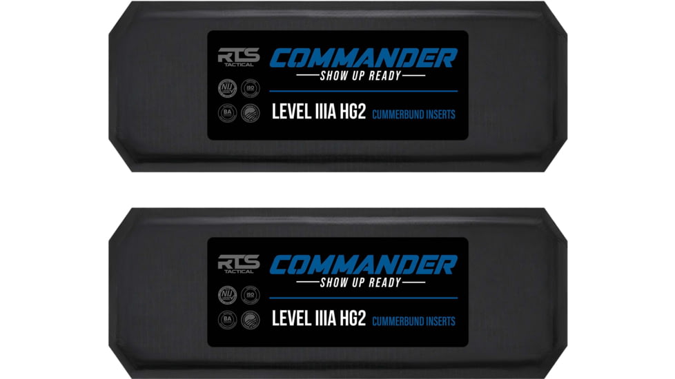 RTS Tactical Commander Level IIIA HG2 Ballistic Panel Set of 2