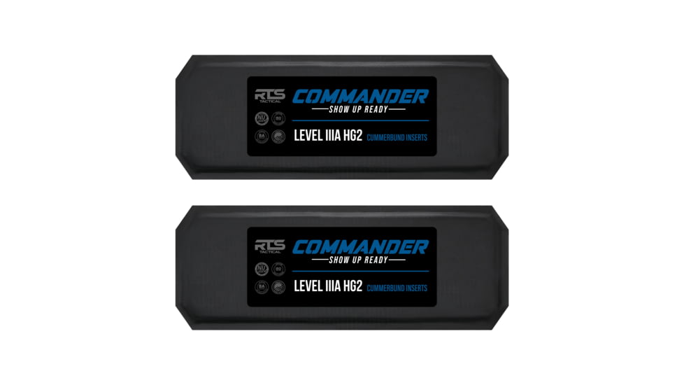 RTS Tactical Cummerbund Inserts Level HG2 Kevlar Armor Plate