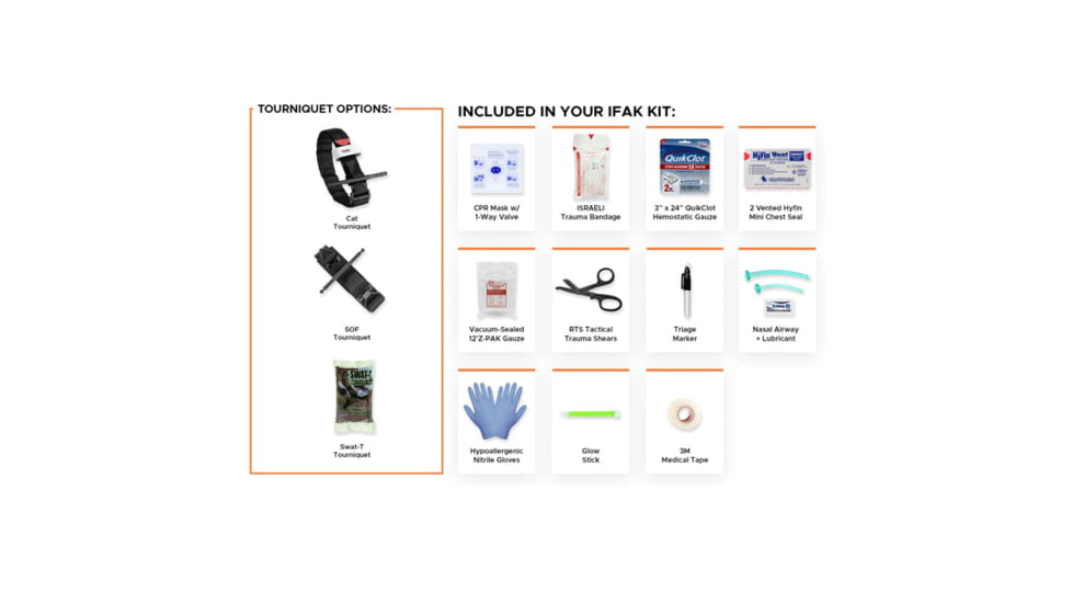 RTS Tactical Rapid Deploy Mini Belt-Mount IFAK Kit w/CAT