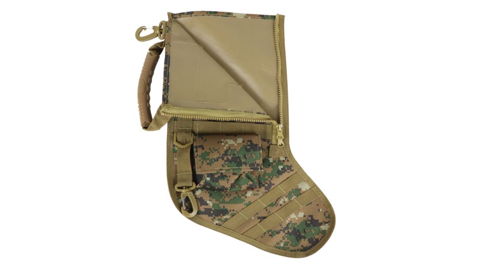 Ruck Up Tactical Christmas Stocking with USA Flag Patch, Marpat 1115882