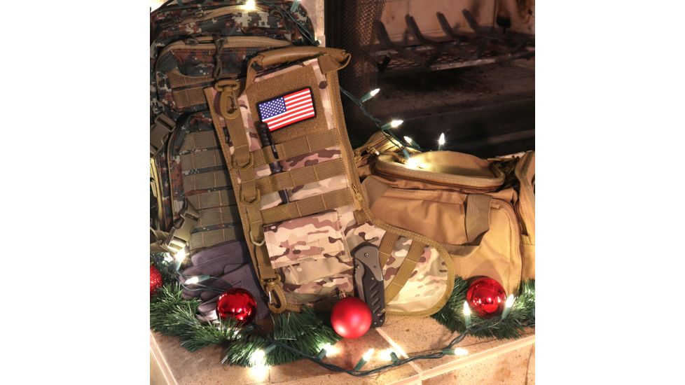 Ruck Up Tactical Christmas Stocking with USA Flag Patch, Multicam 1115883