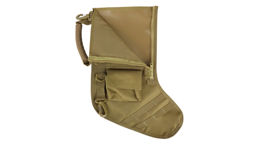 Ruck Up Tactical Christmas Stocking with USA Flag Patch, Khaki 1115890