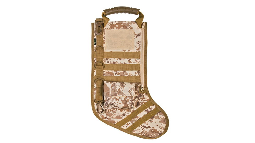 Ruck Up Tactical Stocking w/MOLLE,17.5x11in,Desert Digital Camo RUXMTSDDC