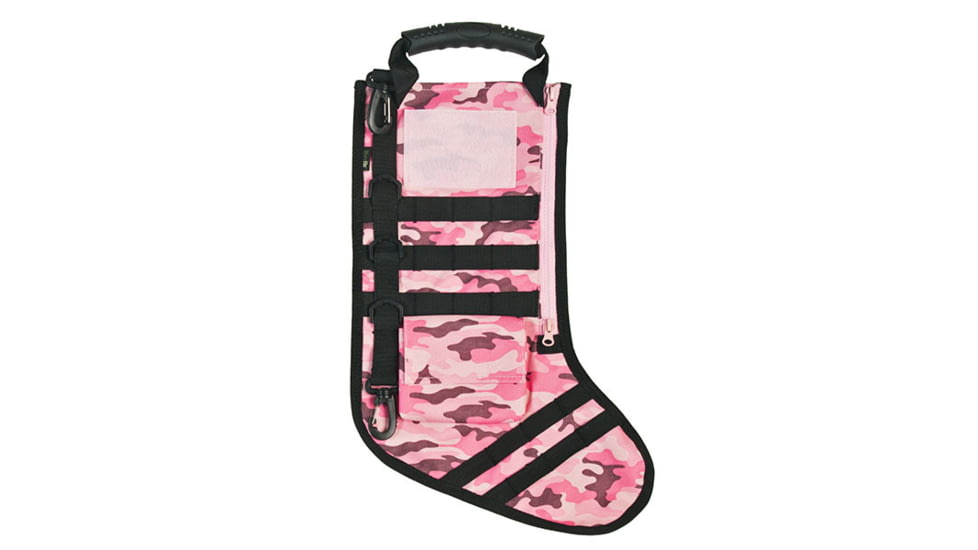 Ruck Up Tactical Stocking w/MOLLE,17.5x11in,Pink Camo RUXMTSPC