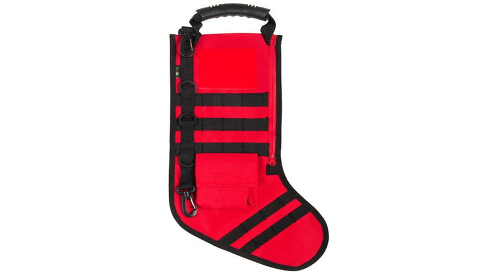 Ruck Up Tactical Stocking w/MOLLE,17.5x11in, Christmas Red RUXMTSR