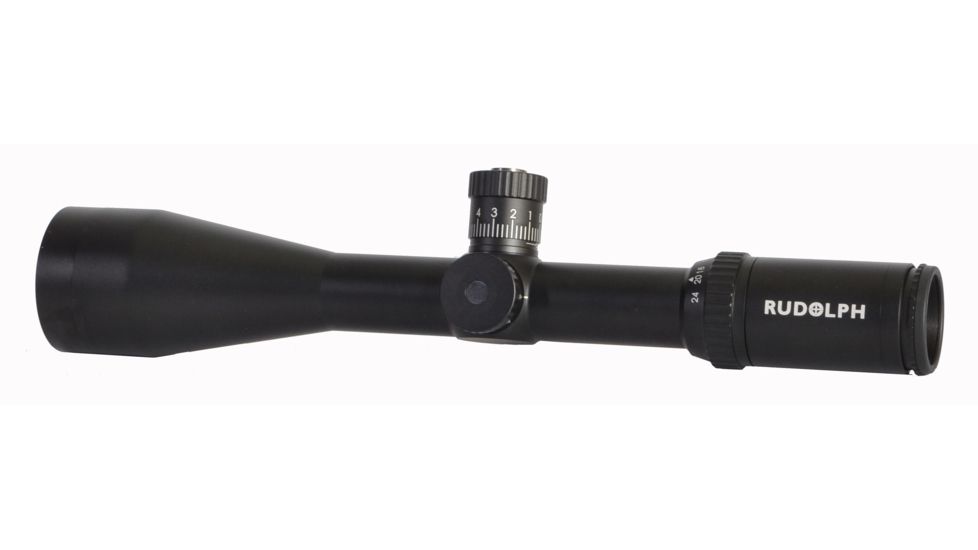 Rudolph Optics Tactical Rifle Scope T1 6-24x50 30mm Tube with T3 Reticle, Black 6009880275083