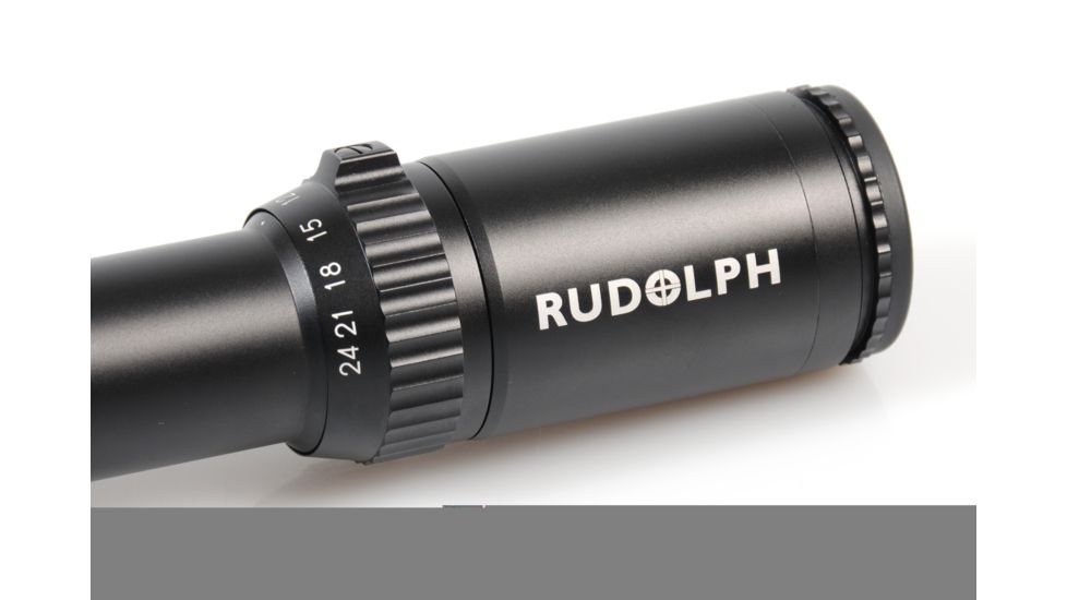 Rudolph Optics Tactical Rifle Scope T1 6-24x50 30mm Tube with T3 Reticle, Black 6009880275083