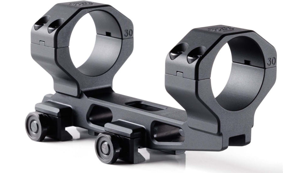 Ruffs Precision Manufacturing Delta Series Riflescope Cantilever Mount, 30mm Tube, 1.50in, Black, DC-30150