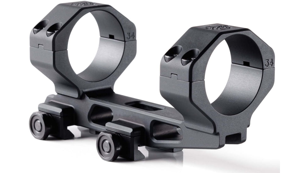 Ruffs Precision Manufacturing Delta Series Riflescope Cantilever Mount, 34mm Tube, 1.50in, Black, DC-34150