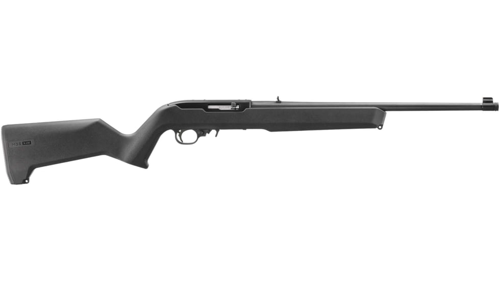Ruger 10/22 Carbine Magpul MOEX-22 Stock Semi-Auto Rifle, .22 Long Rifle, 18.5in 1/2x28 TPI Barrel, 1-16, Synthetic Black Stock, Blued Black, 31216-FRRMPG