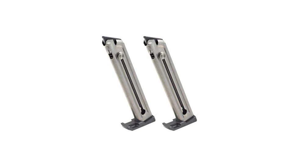 Ruger 22/45 Mark IV .22LR Magazine, Steel, Black Finish, 2-pack, 90646