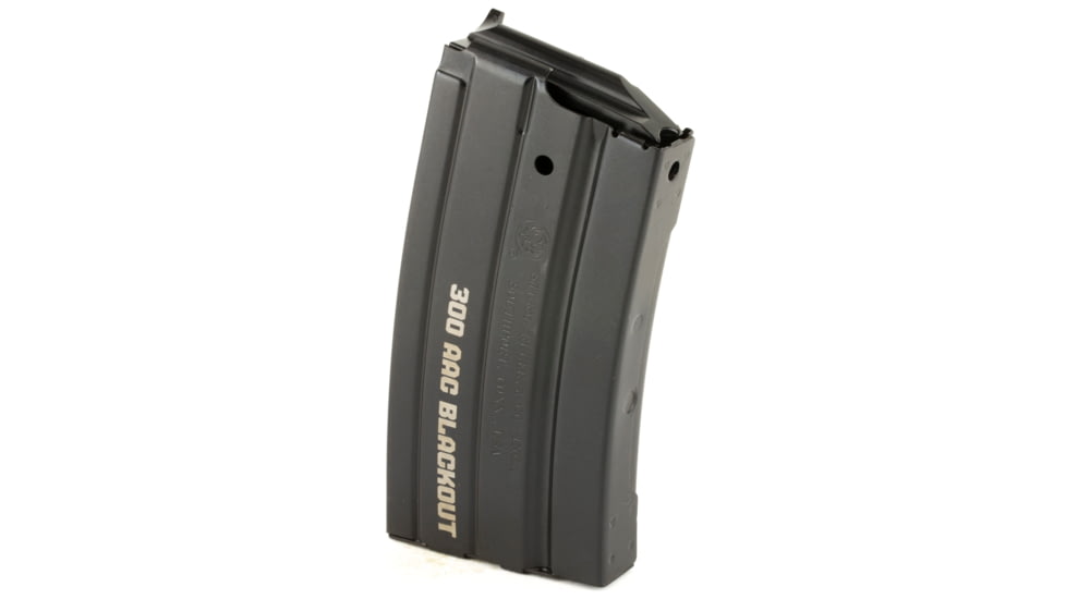 Ruger Mini-14 .300 Blackout Rifle Magazine, 20 Round, Black, 1 Pack, Steel, 90484-20RD