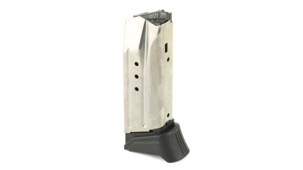 Ruger 90617 American Compact Pistol 9mm Luger 10 Rd Steel Nickel Finish