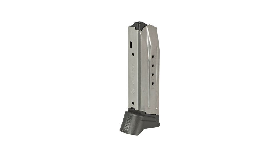 Ruger 90617 American Compact Pistol 9mm Luger 10 Rd Steel Nickel Finish