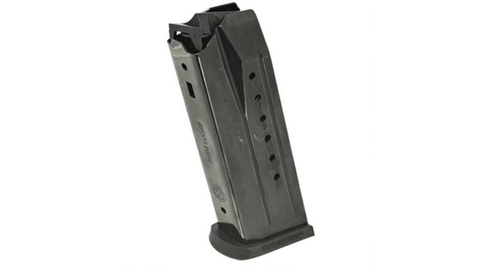 Ruger Security-9 Pistol Magazine, 9mm Luger, 15 Round, Black Oxide, 1 Pack, Steel, 90637-15RD