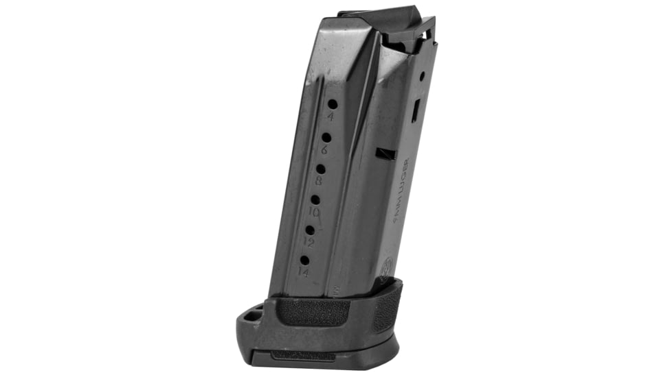 Ruger Security-9 Compact 9mm Luger Pistol Magazine, 15 Round, Black Oxide, 1 Pack, Steel, 90681-15RD