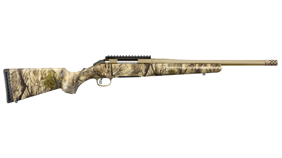 Ruger American Bolt Action Rifle, .243 Winchester, 16.10 in barrel, 1-9 Twist, Threaded, 4 Rounds, 36923-FRRMPG